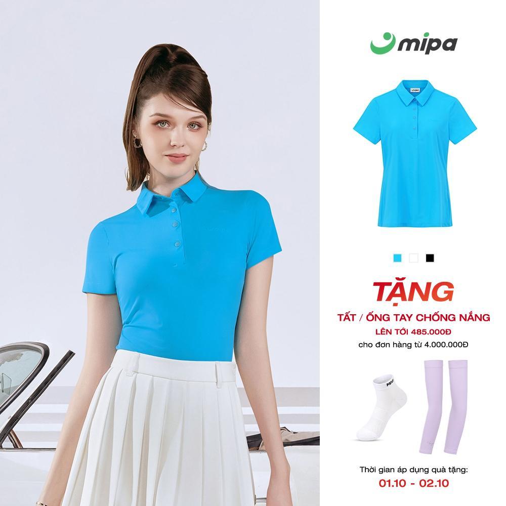 Áo phông polo nữ MIPA thời trang Golf Pickleball Tennis chất liệu mềm mại thoải mái chống tia UV Ellen Top