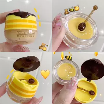 Keo ong Dưỡng Ẩm Dưỡng Ẩm Môi Mặt nạ Cải Thiện Đường Môi Làm Sáng Màu Môi Chăm Sóc Môi Dưỡng Ẩm Son Môi Dưỡng Ẩm Phong Cách Thu Đông