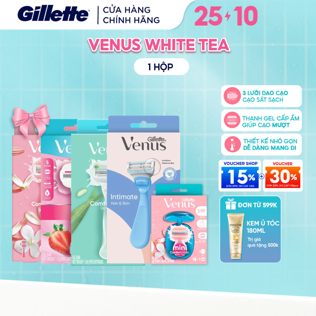 [HỎA TỐC 2H-4H] Dao Cạo Nữ/ Lưỡi Dao Cạo GILLETTE Venus White Tea