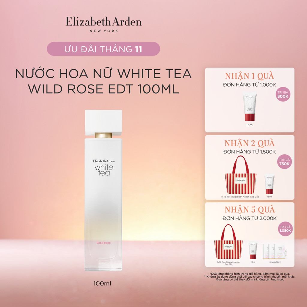 Nước hoa Nữ Elizabeth Arden White Tea Wild Rose EDT 100ml