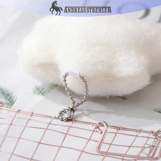 Onetimingfine Hoạt Hình Dễ Thương Mây Trắng Sang Trọng Móc Khóa Mặt Dây Chuyền Chìa Khóa Ch Mềm Búp Bê Đồ Chơi Quà Tặng Cô Gái Ba Lô Phụ Kiện Trang Trí VN