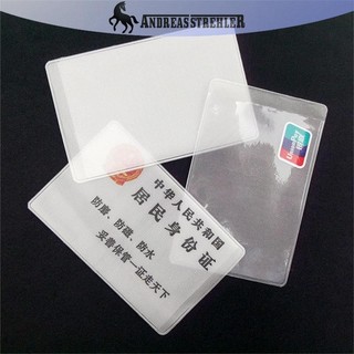 Onetimingfine 10 CÁI PVC Hộp đựng thẻ tín dụng Bảo vệ thẻ ID Vỏ danh thiếp Clear Frosted VN