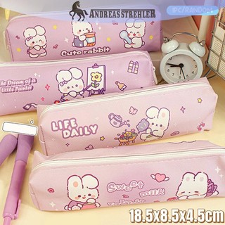 Onetimingfine Hoạt Hình Thời Trang Canvas Capybara Gấu Trúc Túi Đựng Bút Chì Dễ Thương Sáng Tạo Văn Phòng Phẩm Hộp Đựng Dung Tích Lớn Hộp Đựng Bút Chì Đồ Dùng Học Tập VN