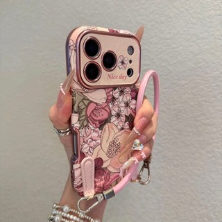 Sang Trọng Retro Tranh Sơn Dầu Cánh Hoa Cửa Sổ Lớn Ốp lưng iPhone17 16 15 14 13 12 11 Pro Max Chống Sốc Bảo Vệ Camera Ốp Lưng Mềm Chống Rơi