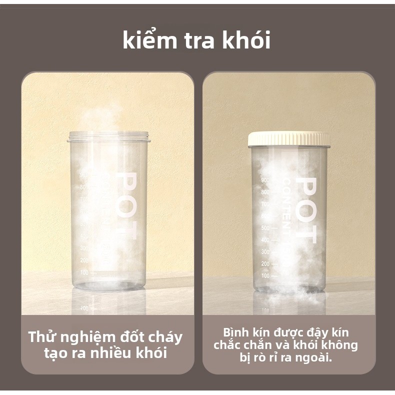 Dung Tích Lớn Thực Phẩm Khô Kín Bể Bảo Quản Chống Ẩm Tươi Giữ Nhà Bếp Bảo Quản Neat (Có Nhiều Kích Cỡ)