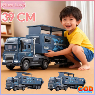 39CM Xe Ô Tô Đồ Chơi Cắm Trại KHỔNG LỒ,Chất Liệu Hợp Kim Cao Cấp,Có âm Thanh Và ánh Sáng,Quà Sinh Nhật Cho Bé Trai