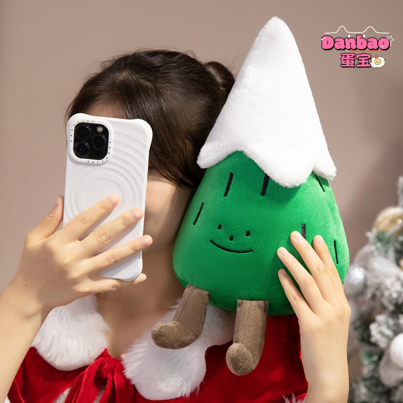 ((DANBAO) Đồ chơi sang trọng cây thông Noel vui vẻ Chất liệu búp bê cây thông Noel dễ thương Quà tặng mềm cho bạn bè Quà tặng Giáng sinh Đồ chơi DANBAO
