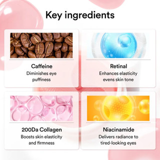 Abib PDRN Retinal Glow Jelly Eye Patch, Moisturizing & Anti-Wrinkle Eye Care 60Pcs