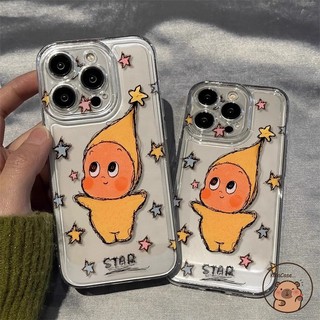 Dành Cho Honor 400 200 Smart Magic 7 Pro Lite X9C X8C X7A X7C X6B X6C Ốp Điện Thoại Dễ Thương Ngôi Sao Lấp Lánh Người Vẽ Graffiti Hoạt Hình Trong Suốt Vỏ Mềm