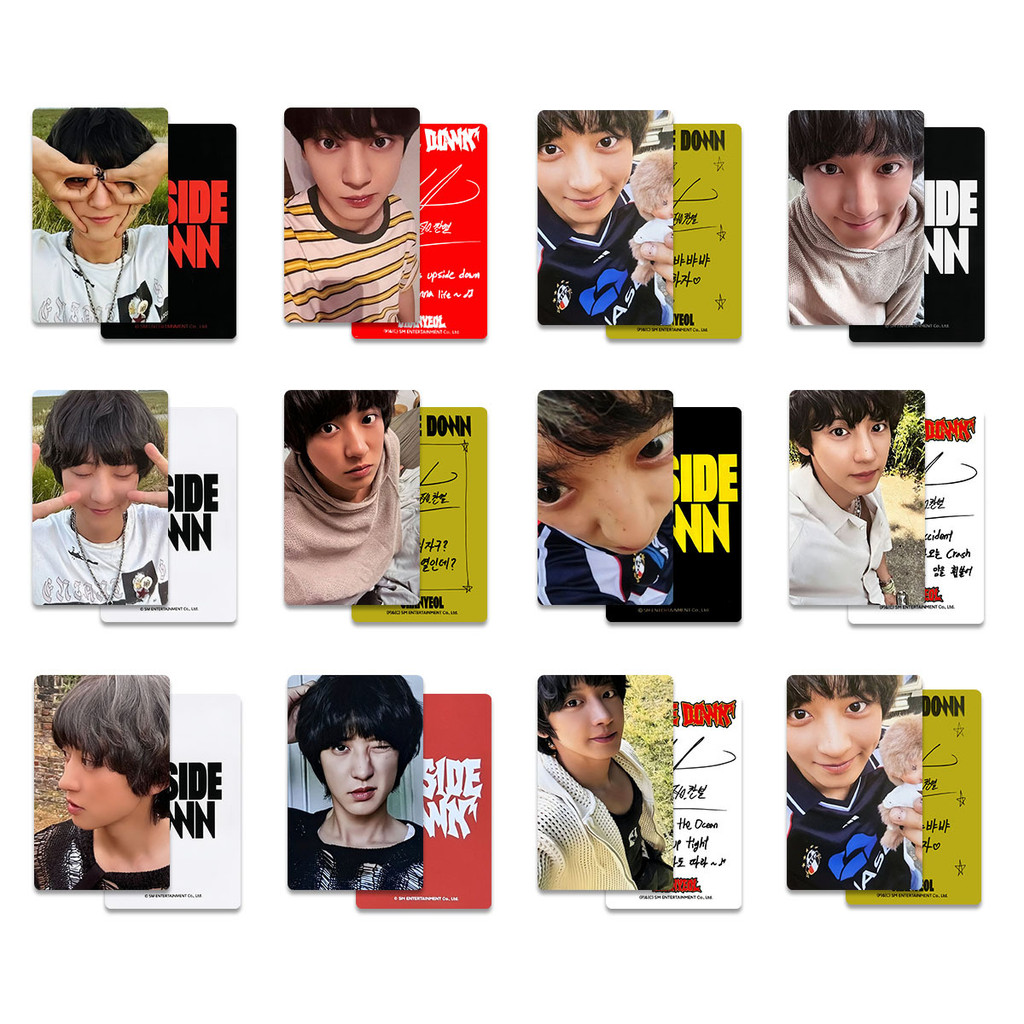 5-9 chiếc EXO Chanyeol UPSIDE DOWN Lomo Cards Tinh chất của Reverie KAI Wait On Me Solo Photocards CHEN XIN SUHO Park D.O. Bưu thiếp Oh Se Hun KPOP YM