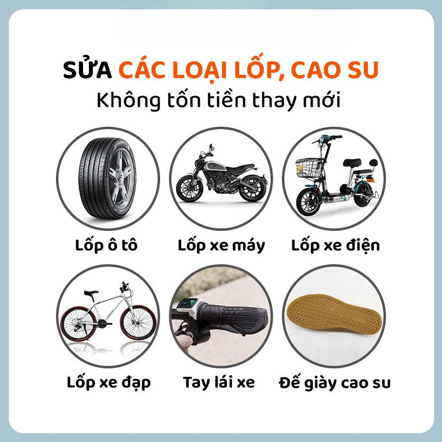 【COD】"Keo trám vá lốp công nghệ Nhật Bản cao cấp với khả năng đàn hồi vượt trội và chịu nhiệt độ cao cho mọi loại lốp xe