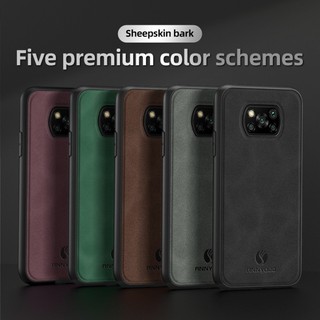 Ốp điện thoại Trơn Mờ Cho Xiaomi Poco X3 Pro Ốp điện thoại Tích Hợp Nam Châm Tấm Da PU Cứng Ốp điện thoại Mờ Cho Poco X3 NFC