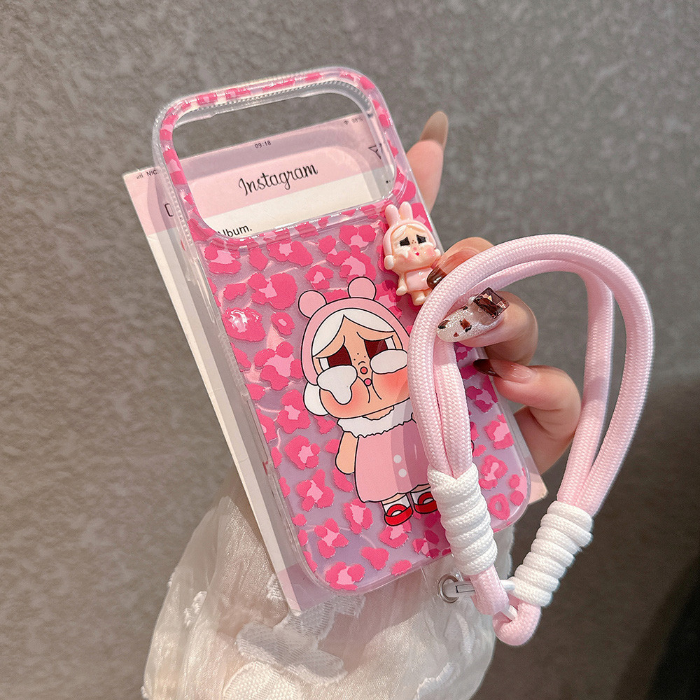 Ốp Điện Thoại In Hình Da Báo Khóc 3D Cho iPhone 17 Pro Max 17 Air 16 Plus 15 14 13 12 11 Vỏ Bảo Vệ Chống Sốc