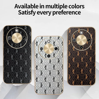 Ốp Lưng Cho Honor X9d Thời Trang Cao Cấp Da Mạ Điện TPU Edge Chống Rơi Vỏ Bảo Vệ Điện Thoại