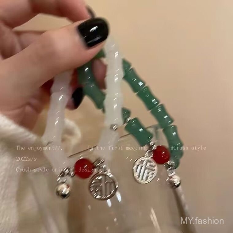 Vòng tay cặp đôi bằng bờ tre - Phù hợp làm quà tặng tình yêu dành cho bạn gái với ý nghĩa may mắn.