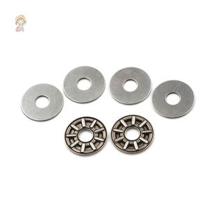 TWE 2 bộ AXK0619 Vòng bi lăn kim lực đẩy có hai vòng đệm 6mm x 19mm x 2mm VN