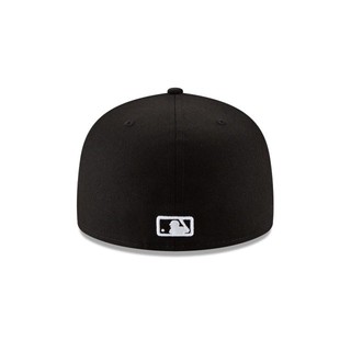 Bóng chày Major League Los Angeles Dodgers - Mũ đội sau có thể tùy chỉnh hoàn toàn, vành phẳng màu đen với họa tiết thêu - Style thời trang Mỹ