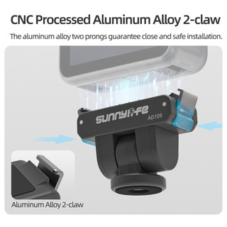 Dành cho DJI OSMO Nano Bộ chuyển đổi từ tính hai chiều 1 / 4 Bộ phận mở rộng Xoay có thể điều chỉnh Phụ kiện bảng phát hành nhanh