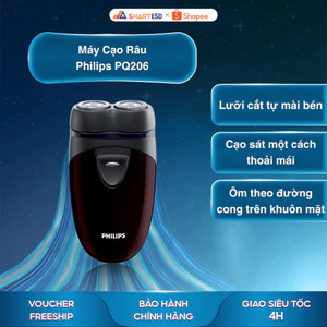 Máy Cạo Râu Philips PQ206 - Gọn nhẹ, tiện lợi - Bảo hành chính hãng 24 tháng