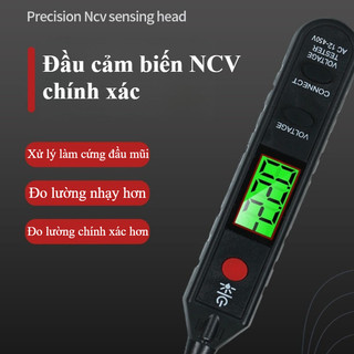 Bút Đo Điện Cao Cấp - Màn Hình LCD, Kiểm Tra Thông Mạch, Phân Biệt Dây Điện, An Toàn & Chính Xác