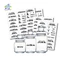 Trang trại Nhãn Thức Ăn Tấm Trong Suốt Chống Thấm Nước Miếng Dán Bát Thực Phẩm Nhãn Cho Tổ Chức Thức Ăn