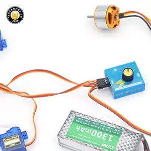 {TB & Bag} Máy kiểm tra đa Servo 3CH ECS Bộ điều khiển tốc độ nhất quán Kênh nguồn Máy đo CCPM cho các mẫu máy bay thuyền ô tô Rc.
