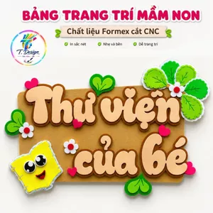 Bảng Trang Trí Lớp Học Mầm Non Formex – Nhiều Mẫu Góc Hoạt Động Cho Bé