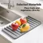 GCDHome 1 Chiếc Silicon Thoát Nước Thảm Ba Màu Thanh Cách Nhiệt Thảm Thanh Bồn Rửa Thoát Thực Phẩm Đồ Dùng Thảm Trang Trí Nhà Bếp Thảm Silicon Phụ Kiện HOT