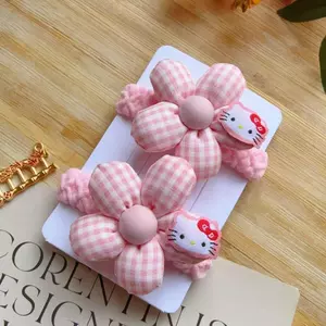 Dây buộc tóc bằng cao su dễ thương cho trẻ em Độ đàn hồi cao không làm tổn thương tóc