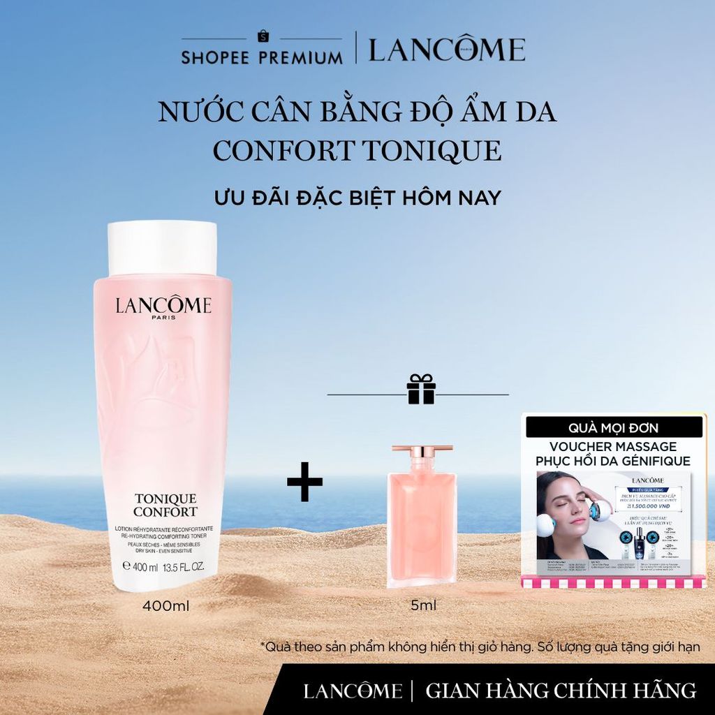 [KOL] Nước Cân Bằng (Toner) Độ Ẩm Dịu Nhẹ Lancome Tonique Confort 400ml