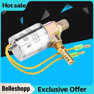 Belleshopp Belleshopp Van Điện Từ 12V Hệ Thống Còi Khí & Đi Xe 1/4Inch Kim Loại Xe Lửa Sừng Cho Hệ Thống Truyền Khí Nén