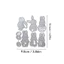 Thỏ Và Trứng Phục Sinh Như Chủ Đề Kim Loại Thép Carbon Cắt Khuôn DIY Vải Album Ảnh Thiệp Chúc Mừng Cắt Chết Giấy Nghệ Thuật Sổ Lưu Niệm Dập Nổi Khắc Bản Mẫu
