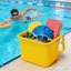 Túi đựng đồ chống nước SAMO, Túi đeo vai silicon mờ trong suốt Snap Clasp, Túi Tote nhẹ có thể gập lại chống nước di động Túi ướt bơi lội bể bơi