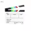 Apill SENECESLI Phim acrylic Clapperboard Xóa khô từ tính với dải hiệu chỉnh màu 11,8x9,5 inch Tấm gỗ giám đốc chuyên nghiệp để làm phim Trang trí phòng thu (Trắng)