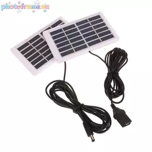 Photoframe Mini Solar Panel 1W 5V USB Bảng điều khiển năng lượng mặt trời đơn tinh thể Bộ sạc mô-đun năng lượng ngoài trời Đa tinh thể DIY VN