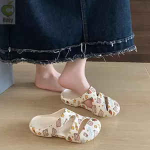 Dép mùa hè ROLY, Dép nữ hở mũi chống trượt, Dép đi trong nhà khô nhanh kiểu dáng thường ngày EVA Sử dụng trong phòng tắm
