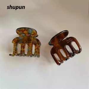 Kẹp SHUPUN Grab, Chất Liệu Acetate Vừa Vuốt Tóc, Ins Đuôi Ngựa Giá Đỡ Mũ Phụ Kiện