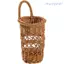 Giỏ treo WANYEDI, Tay cầm treo dệt Giỏ mây giả, Giỏ đựng đồ treo tường rỗng Bảo quản phòng tắm