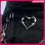 JASMINE Carabiner Hình Trái Tim Phong Cách Retro Gothic Móc Khóa Kim Loại Dễ Dàng Kẹp Carabiner Cho Chìa Khóa Túi Bapas Treo Carabiner Kẹp JASMINE