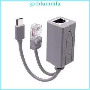 Bộ chia PoE GODD USB Type C 48V sang 5V 2 4A Lý tưởng cho thiết bị không có kết nối dữ liệu và nguồn Ethernet