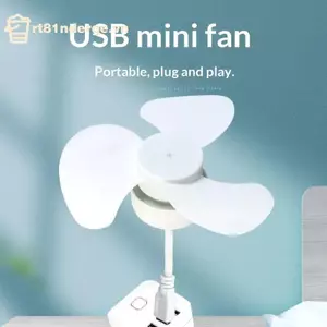 GE Mini USB Quạt Di Động Yên Tĩnh Tiết Kiệm Năng Lượng Nhựa Quạt Cá Nhân Cho Sinh Viên Ký Túc Xá Làm Việc Cắm Trại Chuyến Đi VN
