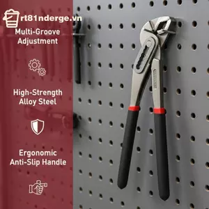 Cờ Lê Qui Hạng Nặng GE 8 "/ 10" / 12 "Chrome Vanadi Có Thể Điều Chỉnh Hàm Kẹp Nước Kìm Sửa Chữa Hệ Thống Nước Mở Bộ VN