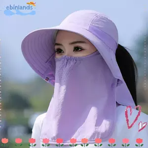 Mũ đi biển EBINLANDS, Mũ xô chống tia cực tím, Bảo vệ cổ mặt Mũ chống nắng thoáng khí đa hướng Mùa xuân hè