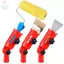 Bộ mở rộng bàn chải sơn GILL, Đầu xoay bằng nhựa mở rộng cực Giá đỡ đính kèm, Dụng cụ cạo tay cầm an toàn đa góc bền bỉ