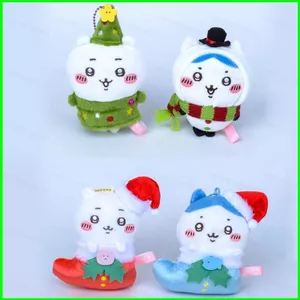 PS1 Chiikawa x Giáng Sinh Sang Trọng Búp Bê Quà Tặng Cho Bé Gái Túi Mặt Dây Chuyền Giáng Sinh Tất Cây Giáng Sinh Hachiware Đồ Chơi Nhồi Bông Cho Trẻ Em S