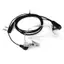 Tai nghe phong cách FBI Tai nghe Tai nghe Mic An ninh Radio Walkie Talkie Pro 2 Pin