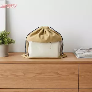 HFSHY Túi Dây Rút Mỹ Phẩm Chống Trầy Xước Vải Bền Chống Bụi Túi Bảo Quản Trang Điểm Gia Đình Bảo Quản Chăm Sóc Da VN