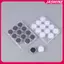 JASMINE Trong Suốt Tròn Đá Quý Hiển Thị Bộ Sưu Tập Hộp Bảo Quản Trang Sức Đá Quý Rời Kim Cương Hộp Đựng Bình Tổ Chức Khay Có Nắp JASMINE