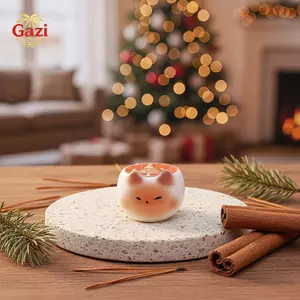 Các bức tượng nhỏ bằng nhựa Cat Latte 5 / 10 hạt cà phê không xốp Trang trí dễ thương để làm đồ trang sức DIY Trang trí quán cà phê [VN]