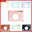 Camera tức thì YRBWD, Vỏ bảo vệ kết cấu bằng da silicon, Phụ kiện máy ảnh chống mài mòn mềm chất lượng cao cho Fujifilm Instax Mini EVO